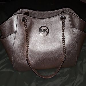 Michael Kors goldtone bag